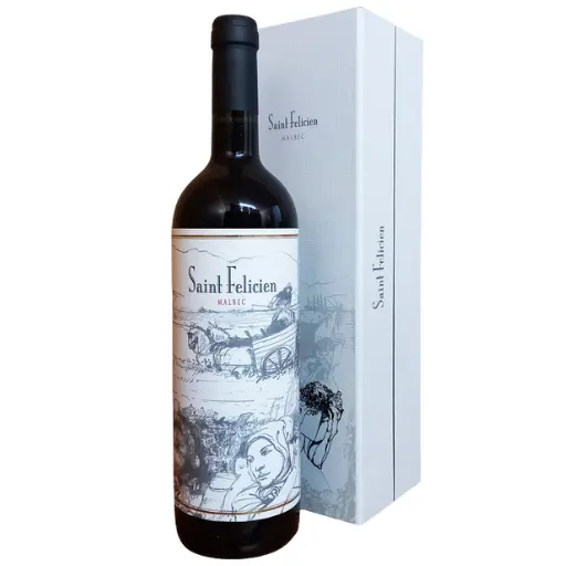 Vino saint felicien malbec estuche